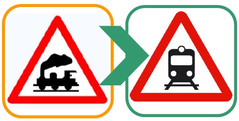 P-8 Level crossing without barriers