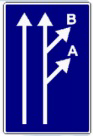 S-270 Advance signage for two very close exits