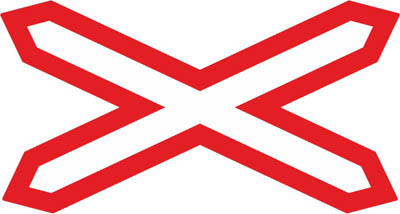 P-11 Situation of a level crossing without barriers