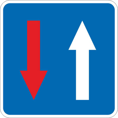 R-6 Priority over oncoming traffic
