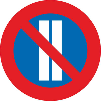 R-308b Parking prohibited on even days