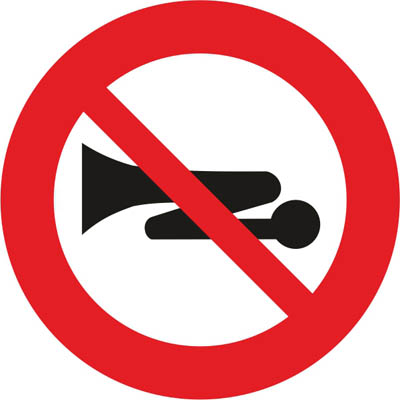 R-310 Acoustic warnings prohibited