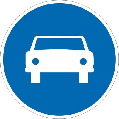 R-404 Road for automobiles, except motorcycles without sidecar