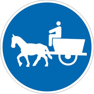 R-408 Path for animal-drawn vehicles
