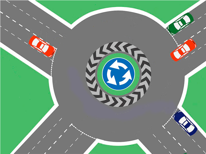 On this two-way road, how should you position yourself to turn left?